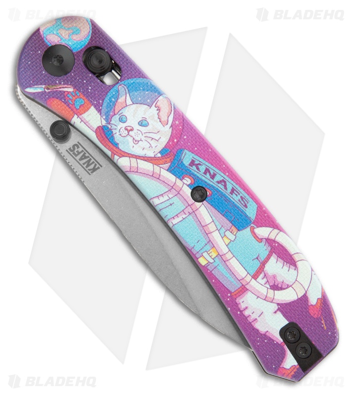 KNAFS Lander 2 Pre-Built Knife Kitty Cosmo Crew G-10 S35VN