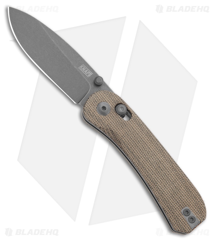 KNAFS Lander 3 Clutch Lock Knife Moondust Micarta