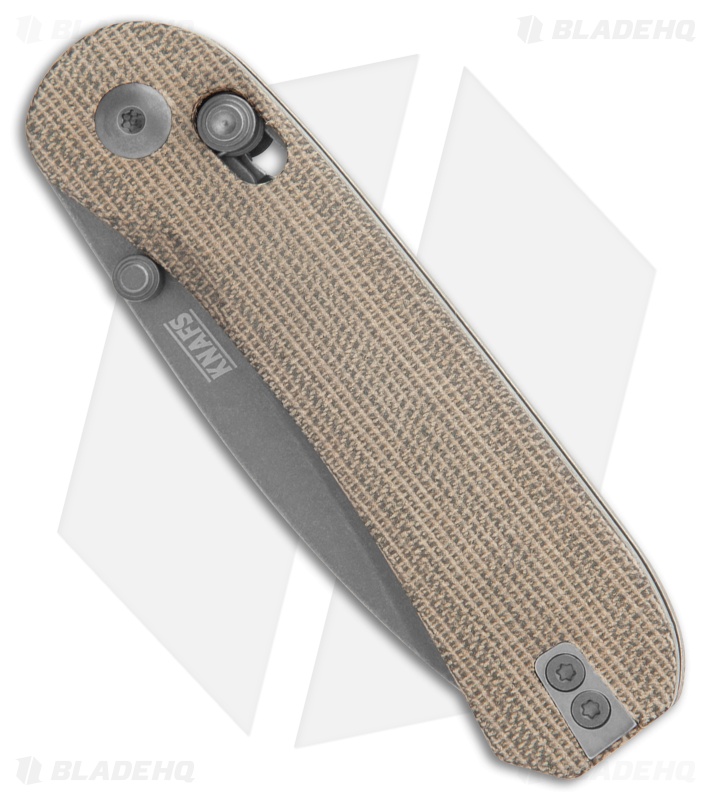 KNAFS Lander 3 Clutch Lock Knife Moondust Micarta