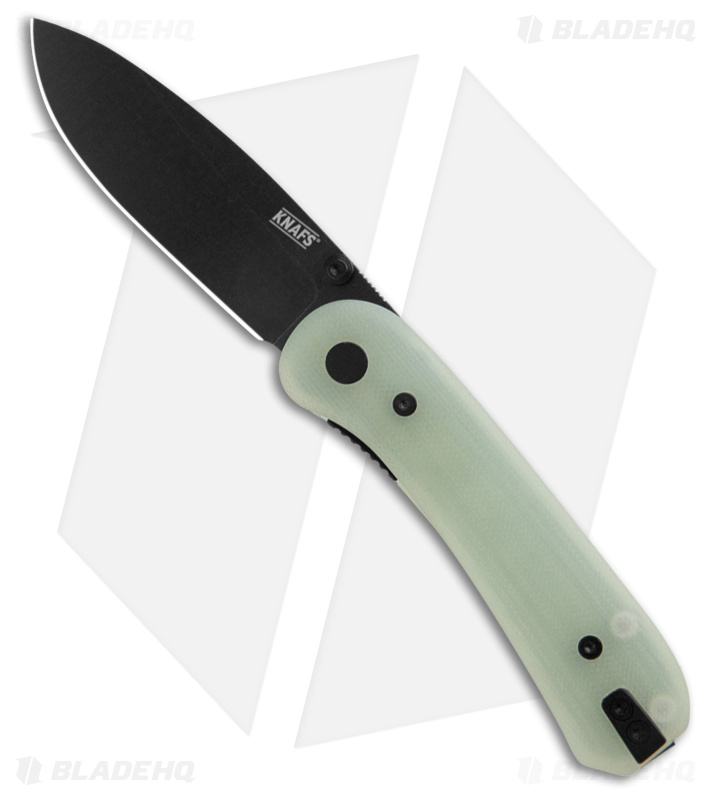 Knafs Co. Lander EDC Knife| Jade G-10 (Black) - Blade HQ