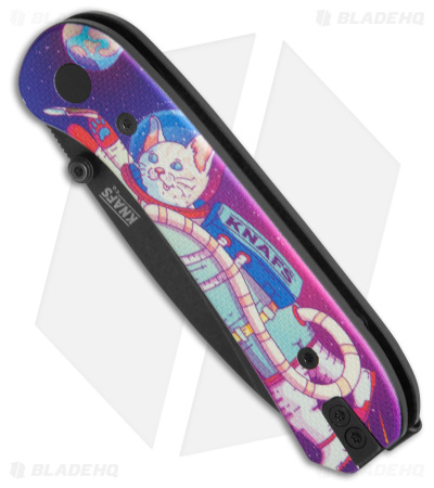 KNAFS Lander G-10 Knife Scales - Kitty Cosmo Crew 