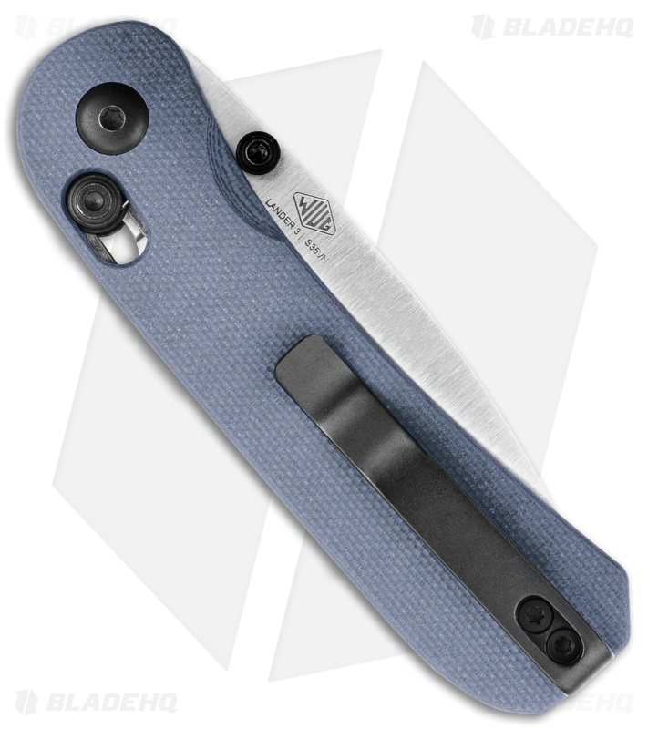 Knafs Lander 3 Clutch Lock Blue G-10 Drop Point SW S35VN