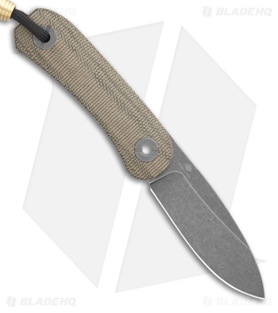 Knafs Lander 4 Fixed Blade Knife Moondust Micarta (2.6" Moondust)