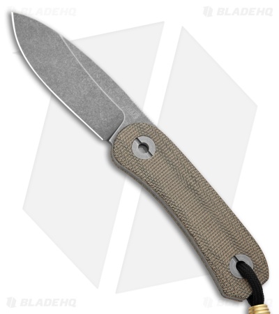 Knafs Lander 4 Fixed Blade Knife Moondust Micarta (2.6" Moondust)