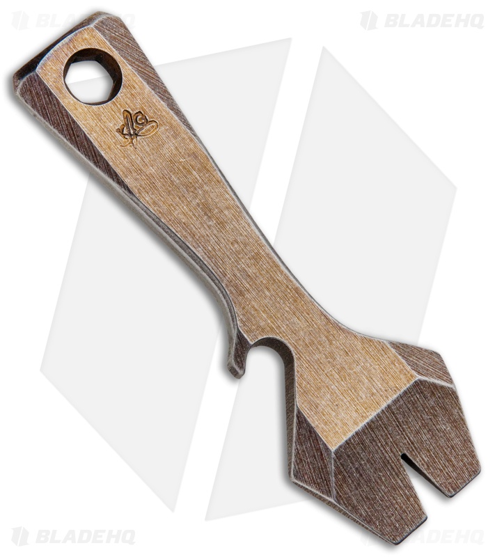 KnifeGuys Impact Tool (K.I.T.) Titanium Pocket Tool - Distressed Bronze