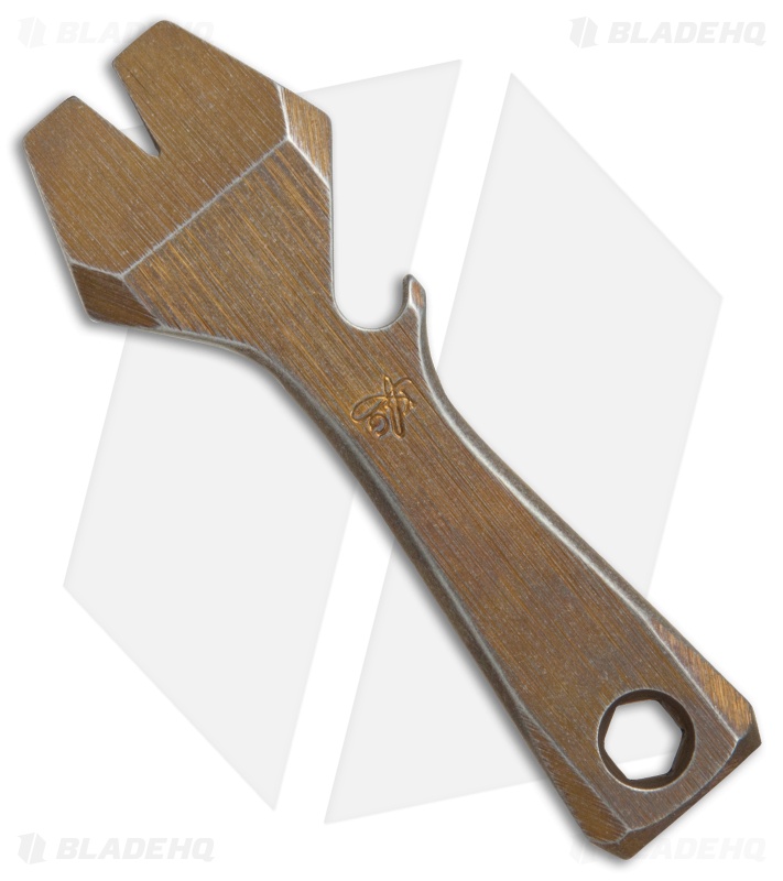 KnifeGuys Impact Tool (K.I.T.) Titanium Pocket Tool - Bronze Brushed