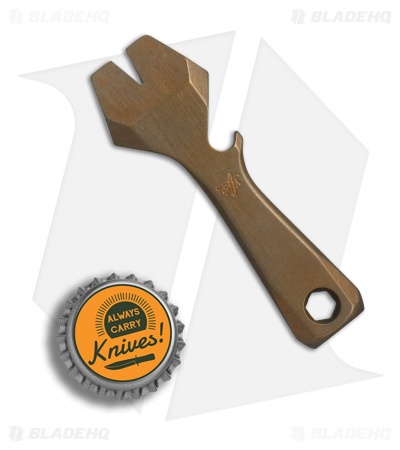 KnifeGuys Impact Tool  (K.I.T.) Titanium Pocket Tool - Bronze Stonewashed