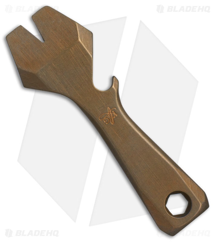 KnifeGuys Impact Tool  (K.I.T.) Titanium Pocket Tool - Bronze Stonewashed
