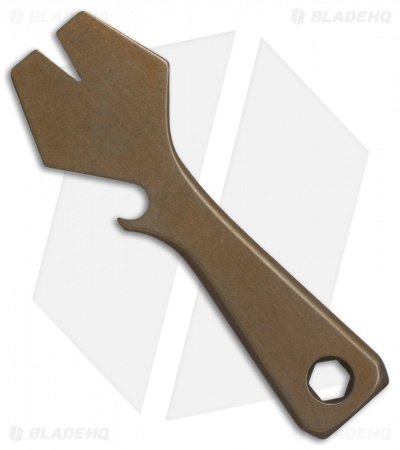 KnifeGuys Impact Tool  (K.I.T.) Titanium Pocket Tool - Bronze Stonewashed