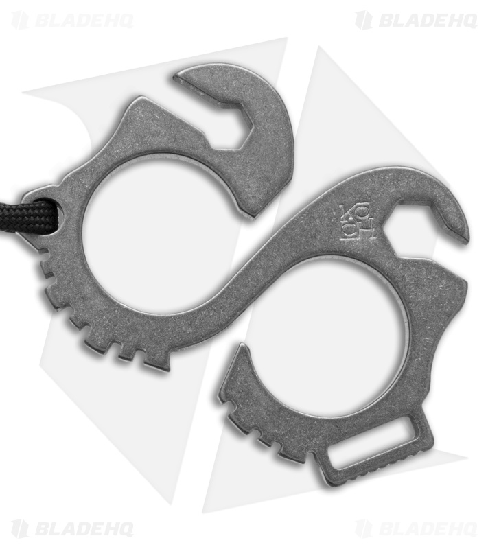 Koch Tools Solo 2.0 EDC Stainless Steel Keychain Pocket Tool - Stonewash
