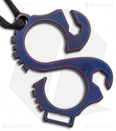 Koch Tools Solo 2.0 EDC Keychain Pocket Tool - Blue AnoTitanium 3/8"