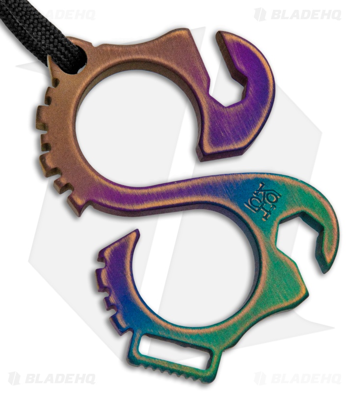 Koch Tools Solo 2.0 EDC Keychain Pocket Tool Fade AnoTitanium 3/8