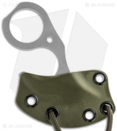Krudo Knives Nano Fixed Blade Knife (2" Bead Blast Plain)