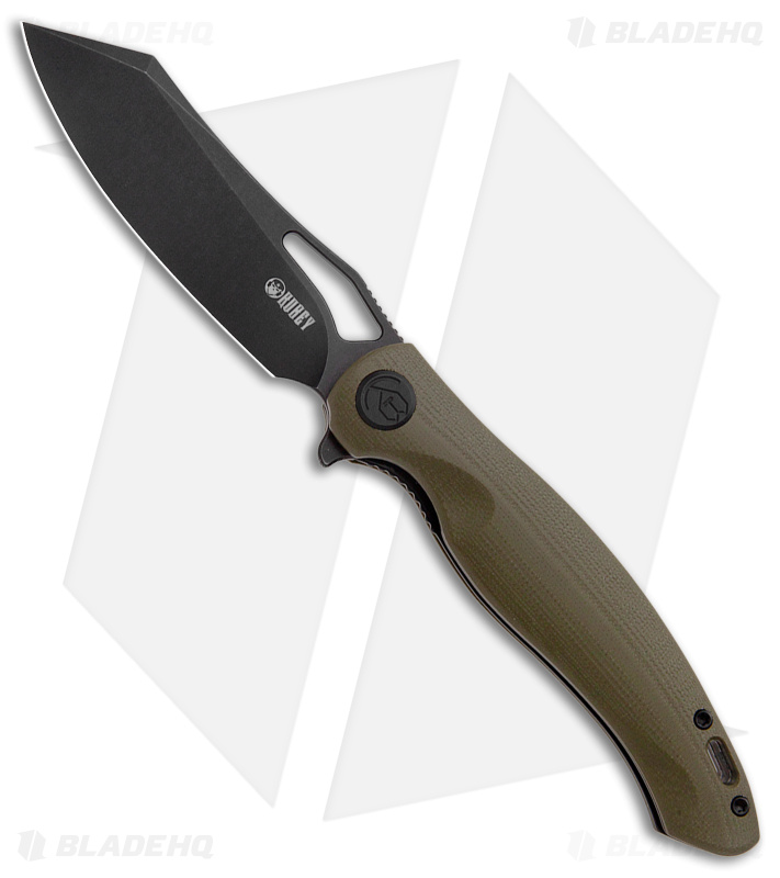 kuku Kubey Drake Liner Lock Knife Green G-10 KU239B - Blade HQ