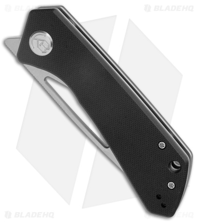Kubey Thalia Liner Lock Knife Black G-10 (3.25" Bead Blast) KU331A