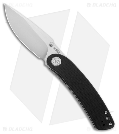 Kubey Momentum Liner Lock Knife Black G-10 (3.4" Bead Blast) KU344A