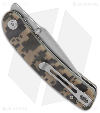 Kubey Momentum Liner Lock Knife Camo G-10 (3.4" Bead Blast) KU344D