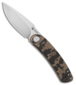 Kubey Momentum Liner Lock Knife Camo G-10 (3.4" Bead Blast) KU344D