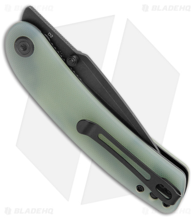 Kubey Momentum Liner Lock Knife Green G-10 (3.4" Black) KU344C
