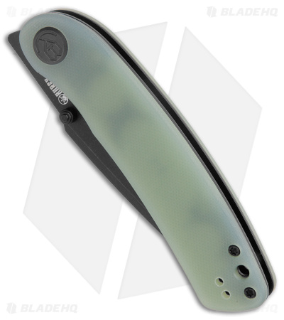 Kubey Momentum Liner Lock Knife Green G-10 (3.4" Black) KU344C