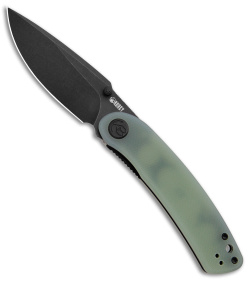 Kubey Momentum Liner Lock Knife Green G-10 (3.4" Black) KU344C