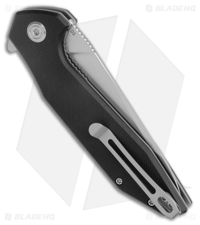 Kubey Nova Liner Lock Knife Black G-10 KU117A - Blade HQ
