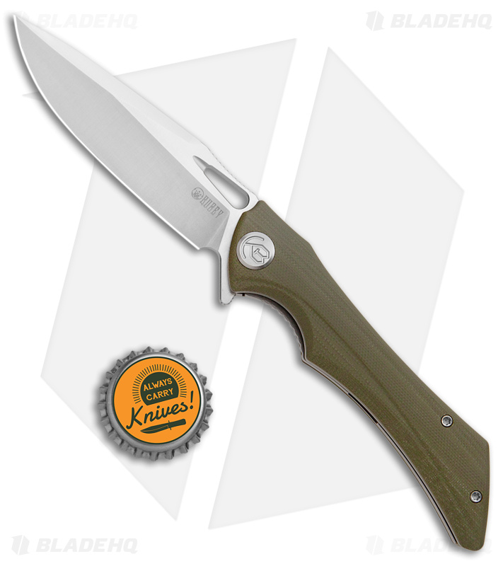 Kubey Raven Knife Green G-10 (3.8