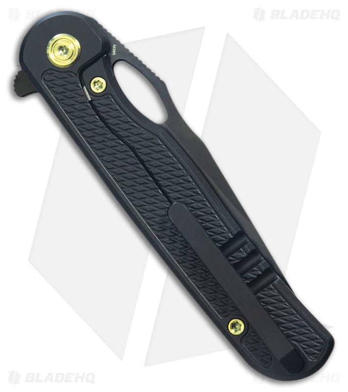 Kubey Knives Hydro Frame Lock Knife Black Titanium (3" Black)