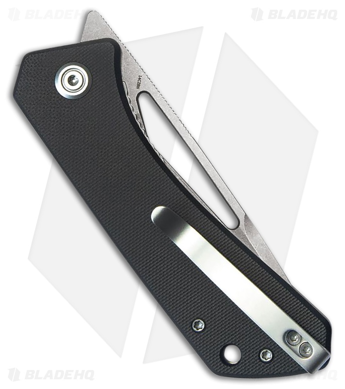 Kubey Knives Thalia Knife Black G-10 Stonewash