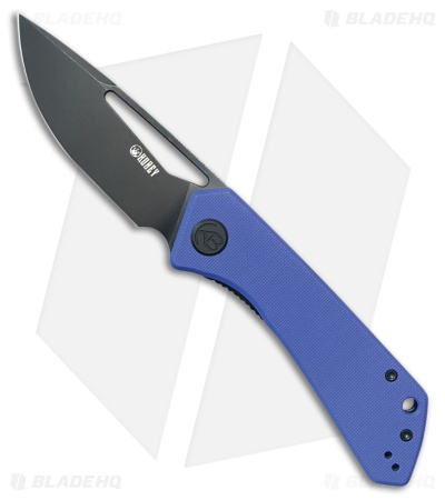 Kubey Knives Thalia Liner Lock Knife Blue G-10 (3.3