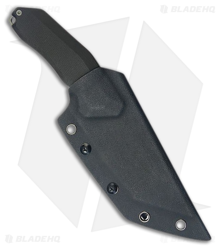 Kubey Knives Yokai Fixed Blade Knife Black G-10 SW