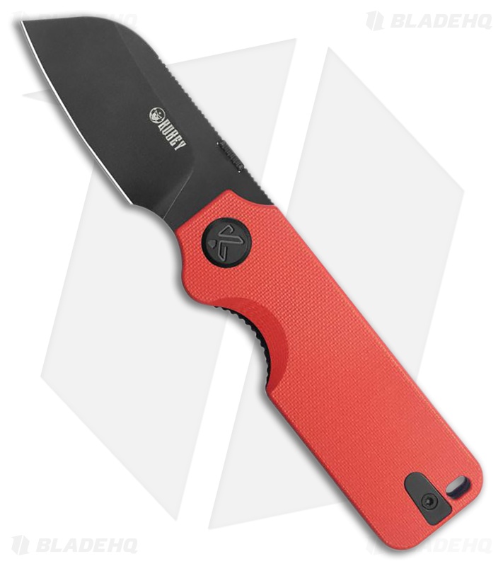 【Cybe】Cybe Custom Madeキュー Kubey Knives Boxer Liner Lock Knife Red G-10 Black SW