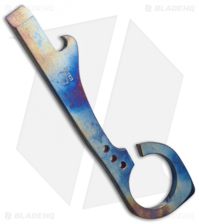 Lake County Knife & Tool BeerRambit Bottle Opener Tool - Flame Titanium