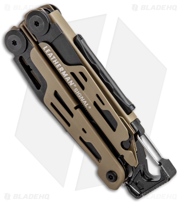 Leatherman Signal Coyote Tan | Survival Multi-Tool | 19-in-1