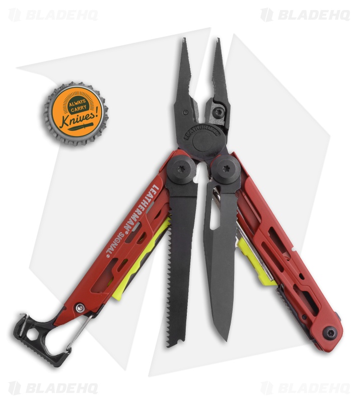Leatherman Signal Multi Tool Red Black Blade Hq