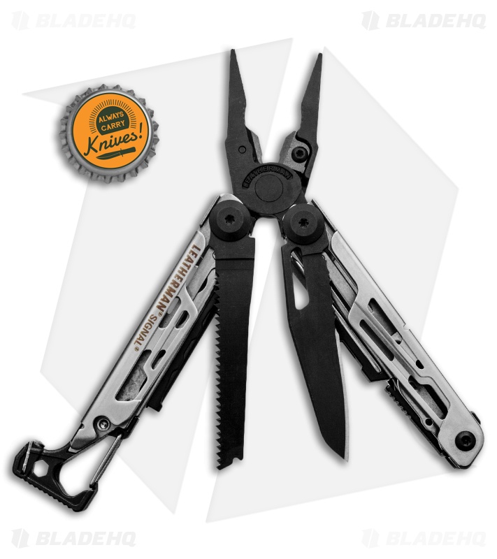 【LEATHERMAN】SIGNAL Black &amp; Silver LEATHERMAN - Signal, Black/Silver, Limited Edition - Walmart.com