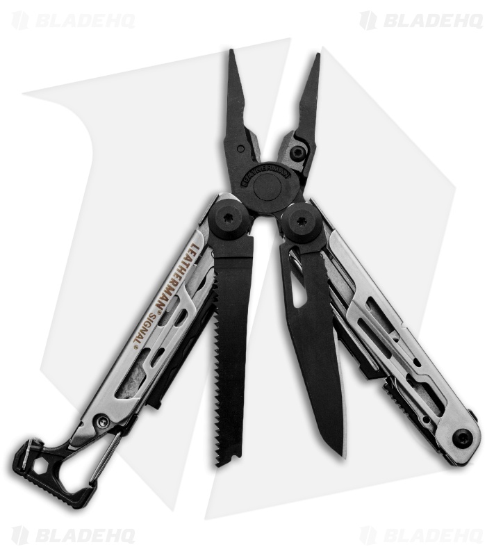 【LEATHERMAN】SIGNAL Black & Silver Leatherman Signal Black Survival Multi-Tool | Blade HQ