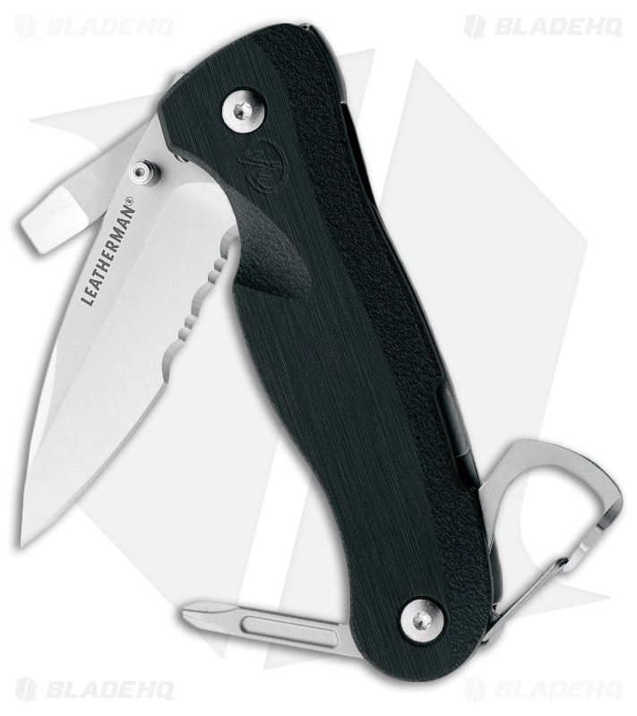 Leatherman Crater C33TX Folding Knife Multi-Tool (2.625" Bead Blast Serr) 860221