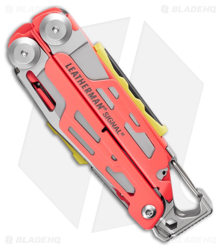 Leatherman Signal YL833183 Multifonction 19-en-1 - Couleur Guava - Étui Inclus - Neuf