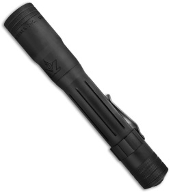 LensLight 3x123 Triple-Output Flashlight Black Smooth Bezel (850 Lumens)