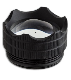 LensLight Black Aluminum Crenulated Strike Bezel Accessory Lens