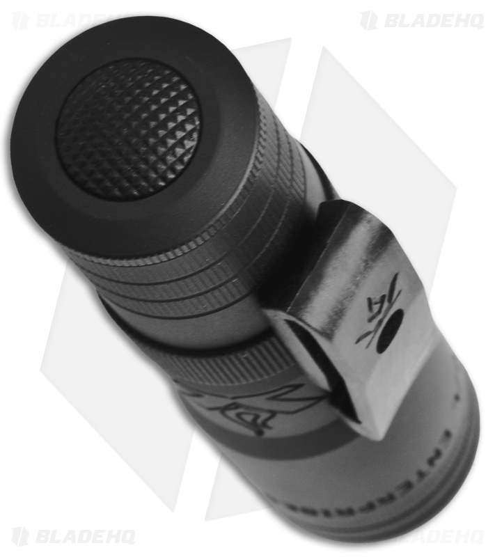 LensLight Mini Black Dual-Output Flashlight Smooth Bezel (Default
