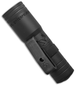 LensLight Mini Black Dual-Output Flashlight Smooth Bezel (Default High) LLMB-3S