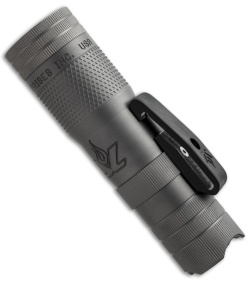 LensLight Mini Delta Titanium Dual-Output Flashlight Tailstand & Smooth Bezel