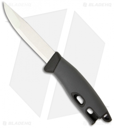 Light My Fire Morakniv Swedish FireKnife Black w/ Fire Starter (3.75" Satin)