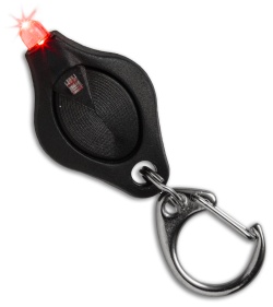 LRI Photon Micro-Light II Red LED Safety Keychain Flashlight (4.5 Lumens)