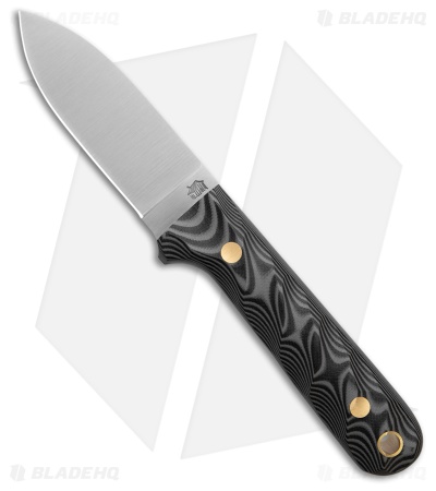 LT Wright Next Gen Scandi Fixed Blade Gray/Black G10 Swirl (3.25" Satin A2)