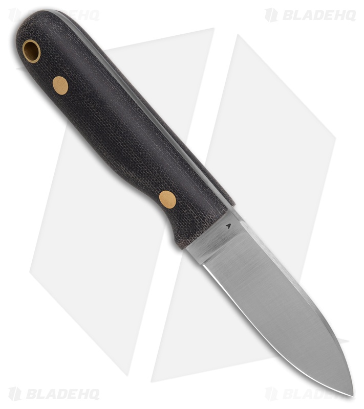 LT Wright Knives Bushbaby A2 Black Micarta (2.87" Satin)