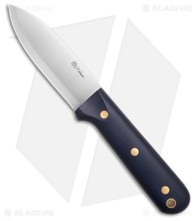 LT Wright Knives Genesis Scandi Fixed Blade Knife Blue Canyon (4.25" Satin)