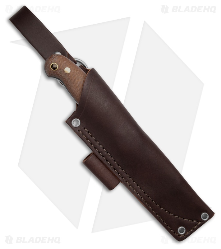 LT Wright Knives GNS Saber Fixed Blade Matte Natural Micarta (4.5" Satin)